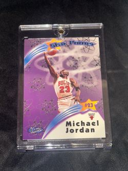 Michael Jordan Fleer Ultra Star Power Trading Card