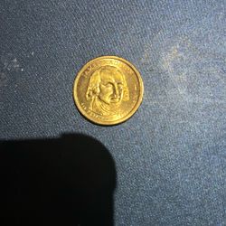 Presidential James Madison Gold Dollar Coin
