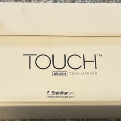 Used ShinHanart Touch Brush Twin Markers Set 60 A And Set 60 B Together