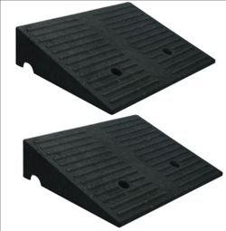 Two black ramps