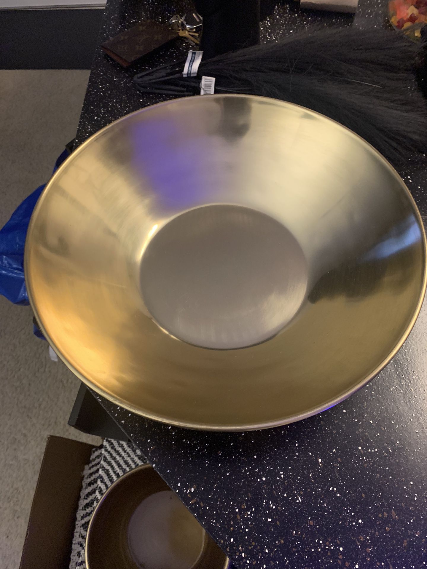 Gold Metal Bowl