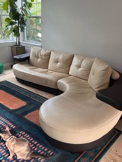 Leather couch