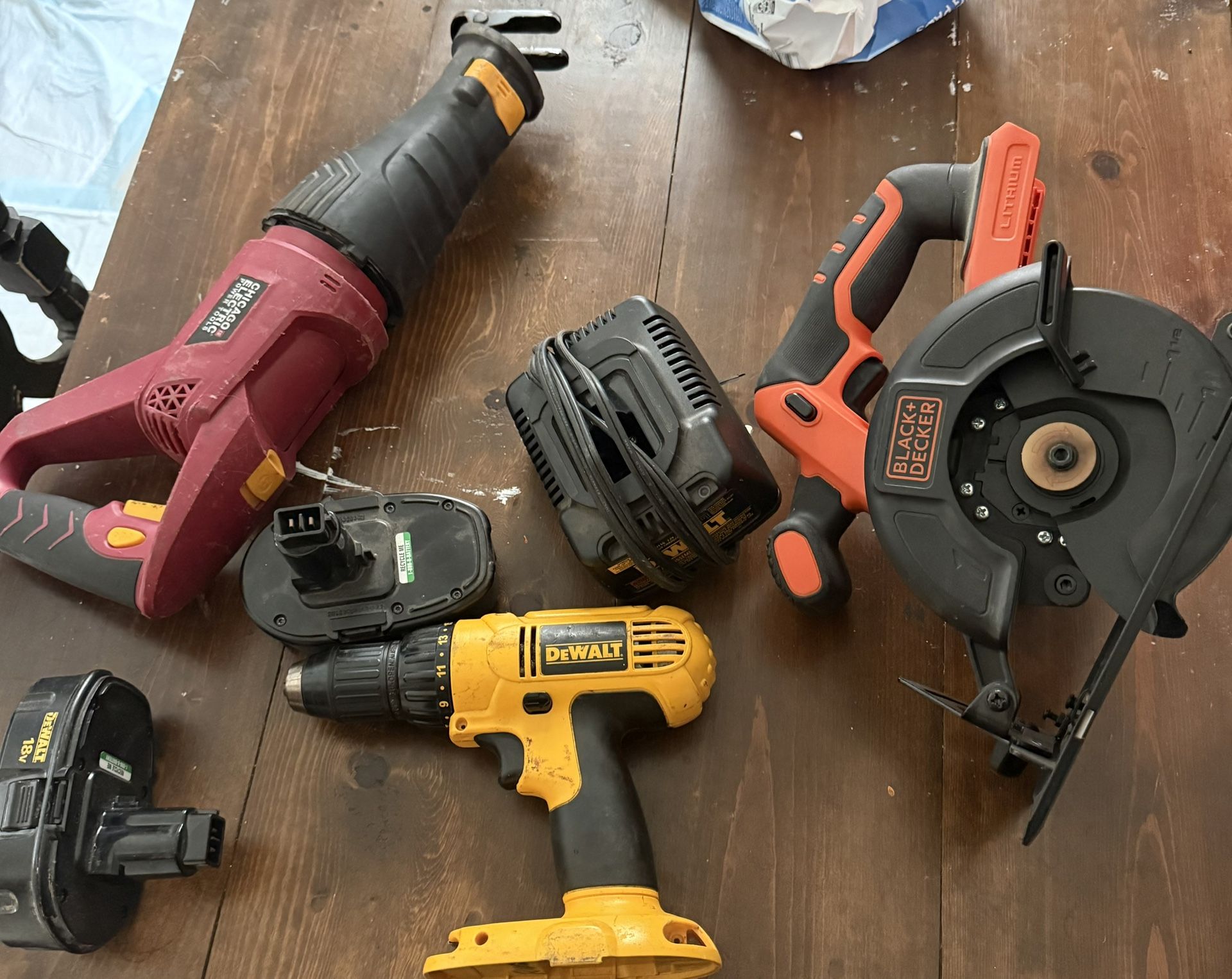Dewalt Hammer Drill, Circular Saw & Saw Saw