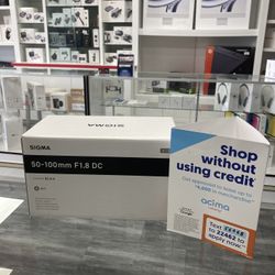 Sigma 50-100mm F1.8 For Canon EF