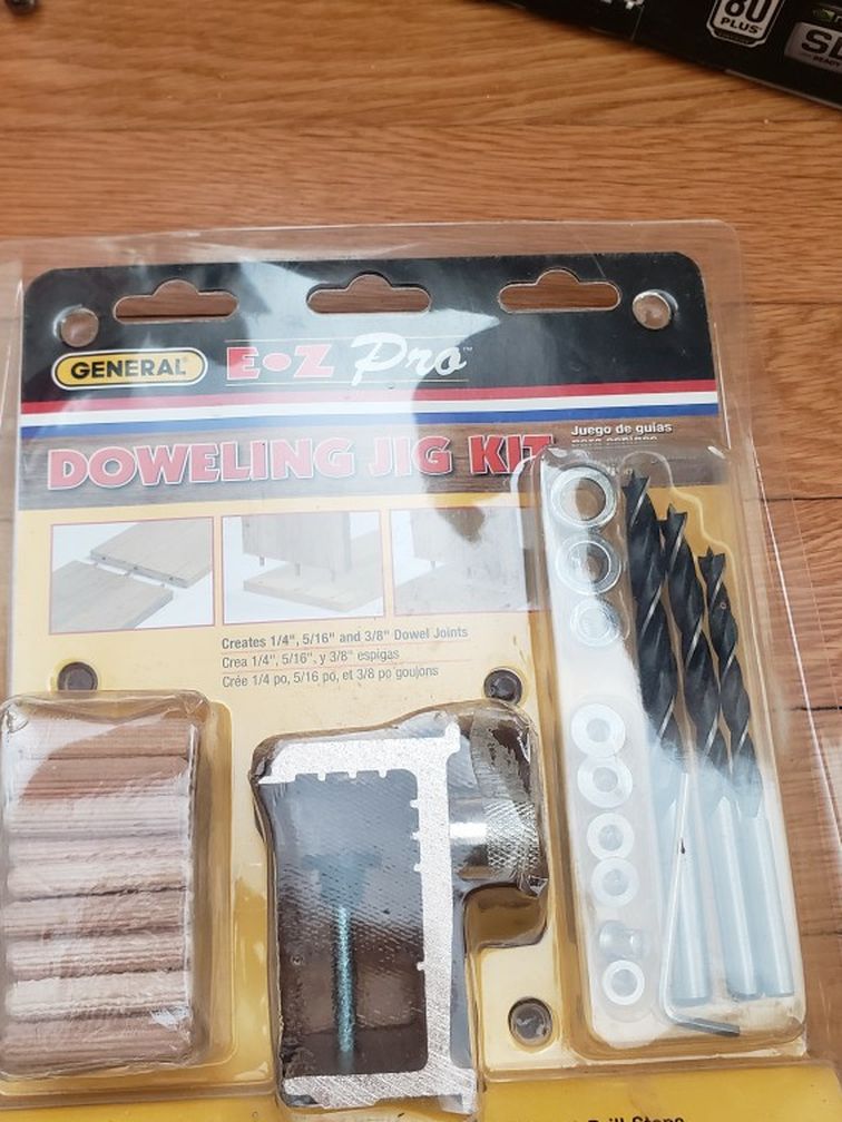 NEW General Tools 841 Jig For Doweling w/ Dial Setting, New