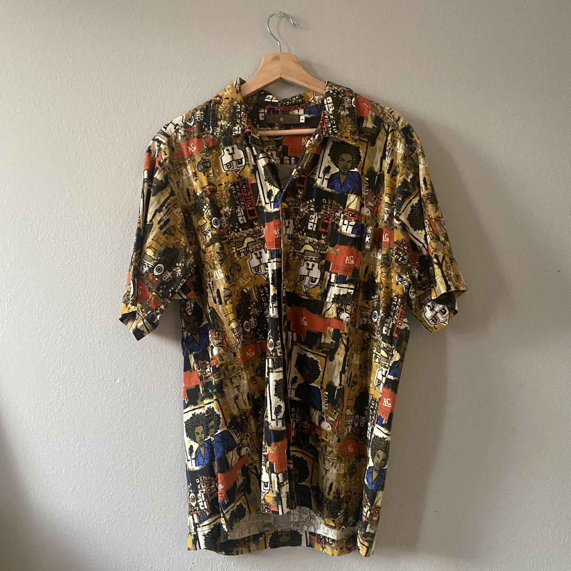 Abstract Jazz Pattern Shirt 