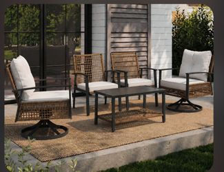 outdoor patio conversation set