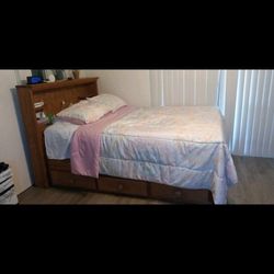 Extra Twin Trundle Bed With Mattress 