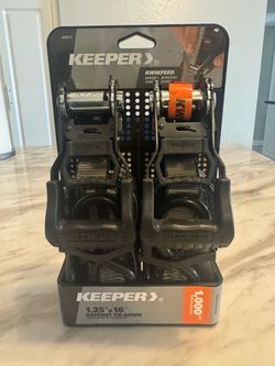 Keeper 1.25" x 16' Ratchet Tie-Down Straps