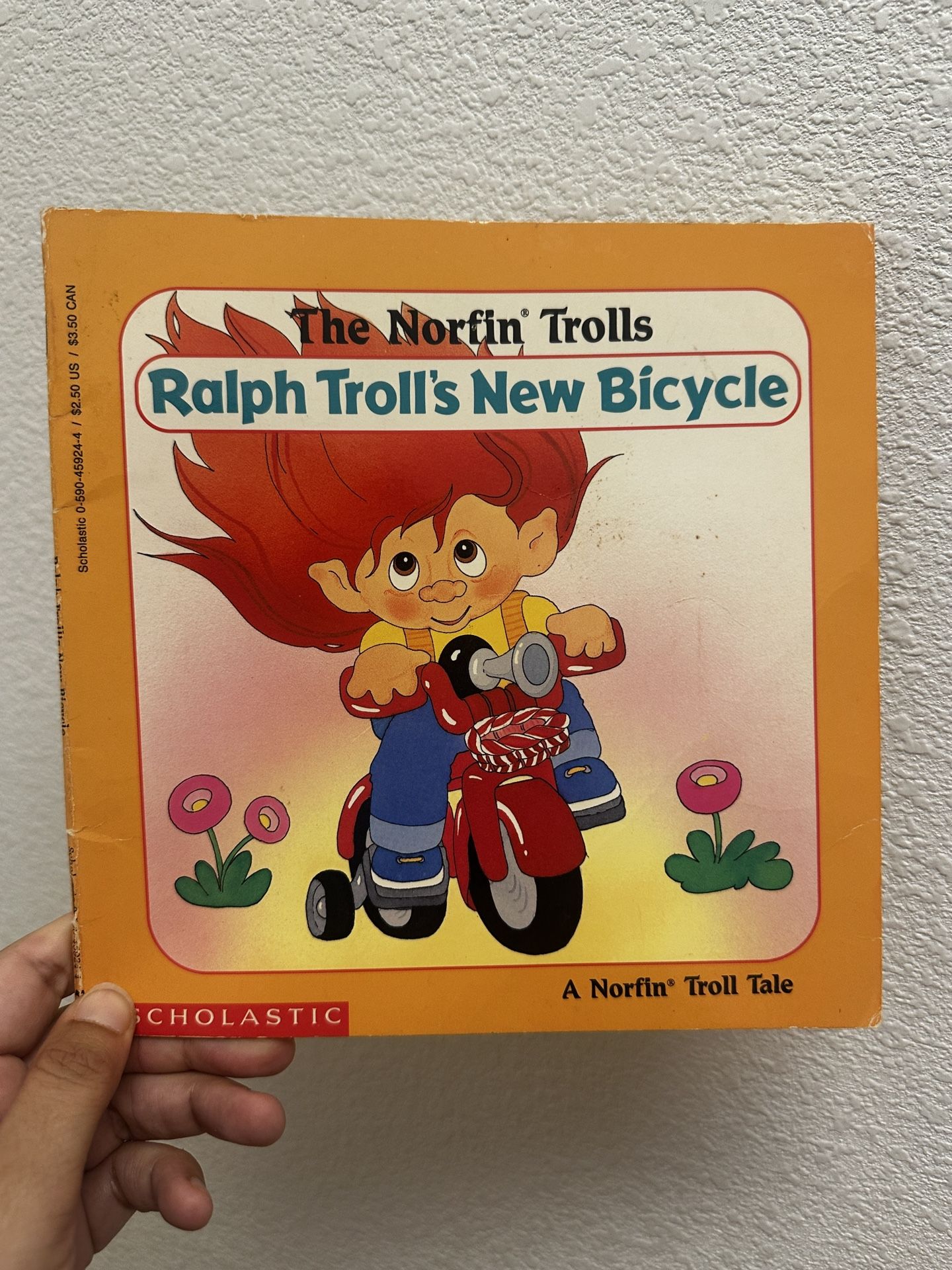 Vintage Ralph Troll's New Bicycle Norfin Trolls Childrens Book Paperback