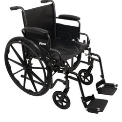 Pro Basics Comfort Wheelchair Black  300 Pound Weight
