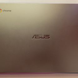 Grey ASUS Chromebook laptop