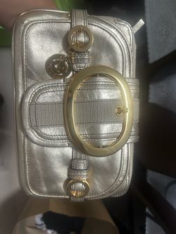 Juicy Couture Silver Metallic Mini Bag