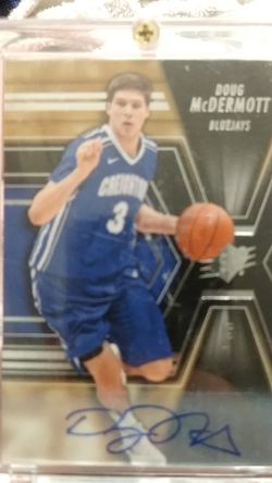 2014-15 UPPER DECK # 63 DOUG MCDERMOTT AUTO CARD