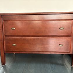 Wood TV Stand With Drawers
