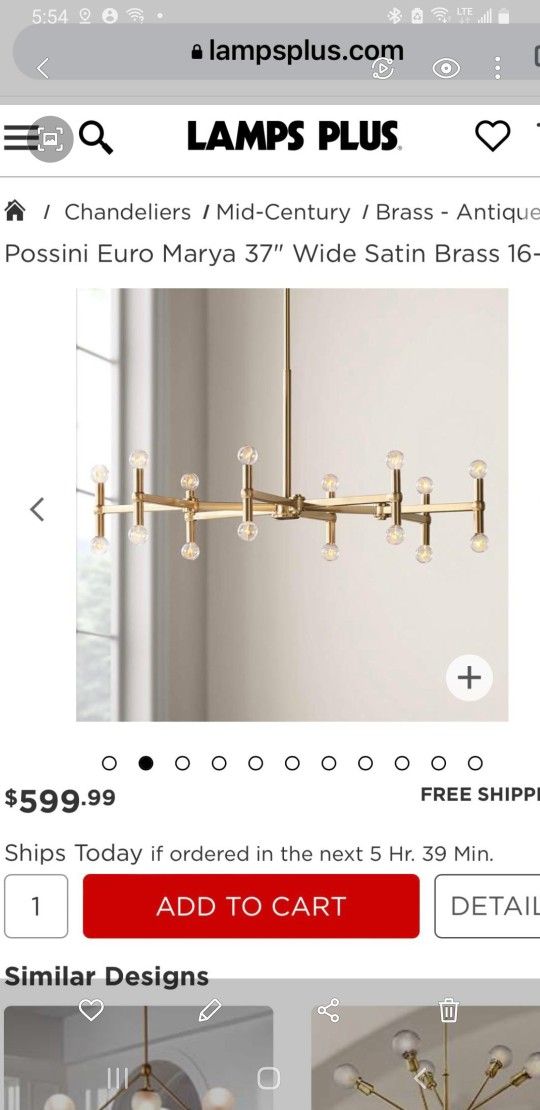Possini Light Fixture