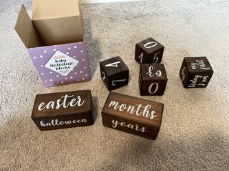 Baby Milestone Blocks