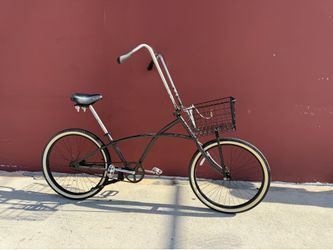 Chopper style bicycle garage kept very clean