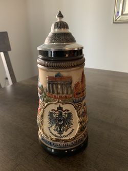Zoller & Born German beer stein