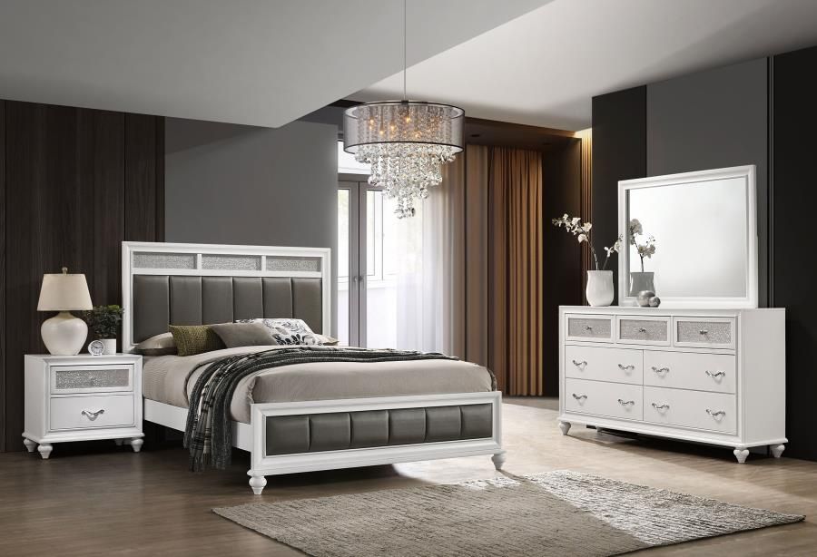 NEW 4-PIECE QUEEN BEDROOM SET WHITE- SHOP NOW PAY LATER