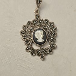 Cameo Pendant, Necklace 