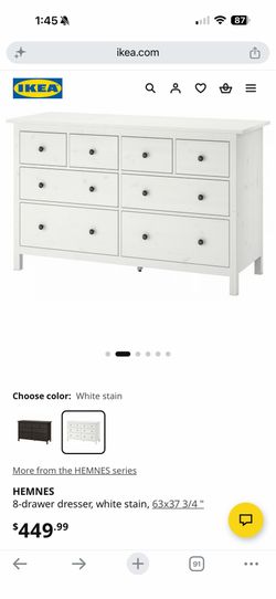IKEA dresser8a drawer ( HEMNES)