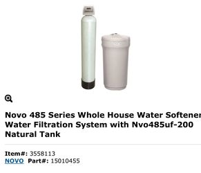 Whole House Water Softener
