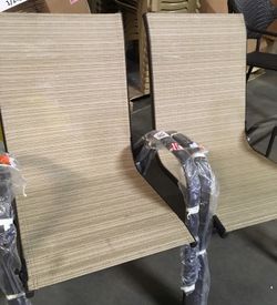 New chairs pair
