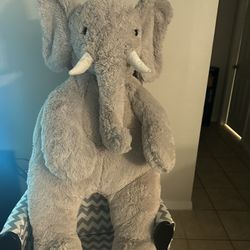 Giant 4 Foot Stuffed Animal Elephant 