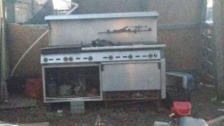 Commercial Grill With Oven