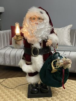 Vintage Traditions Deluxe Animated Santa Clause- Moves