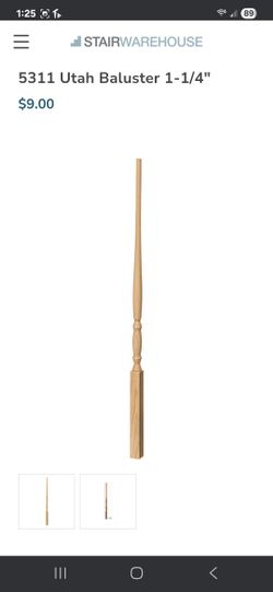 Primed White Stair Balusters