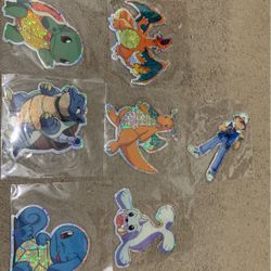 Pokémon Stickers (med Size)
