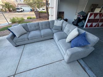 Modern Gray Sectional - Like New, Delivery Available!
