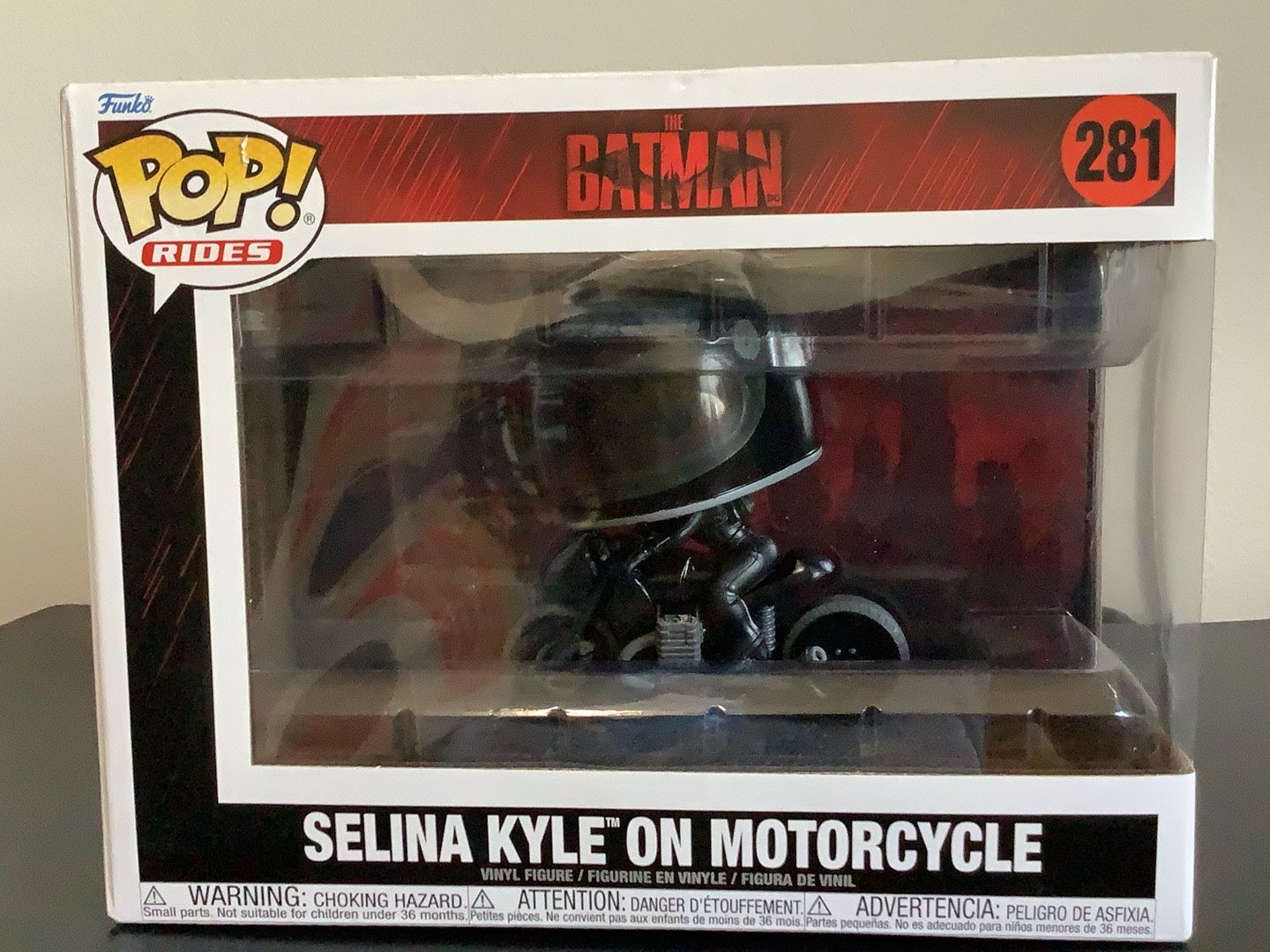 Funko Pop The Batman - Selina Kyle on motorcycle #281