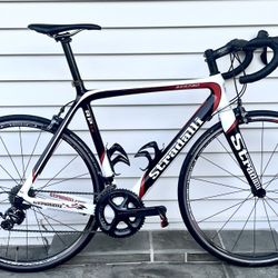 Large Stradalli Red Pro Road Bike, Campagnolo Wheels, Ultegra Group