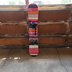 Women's Morrow Snowboard And Bindings