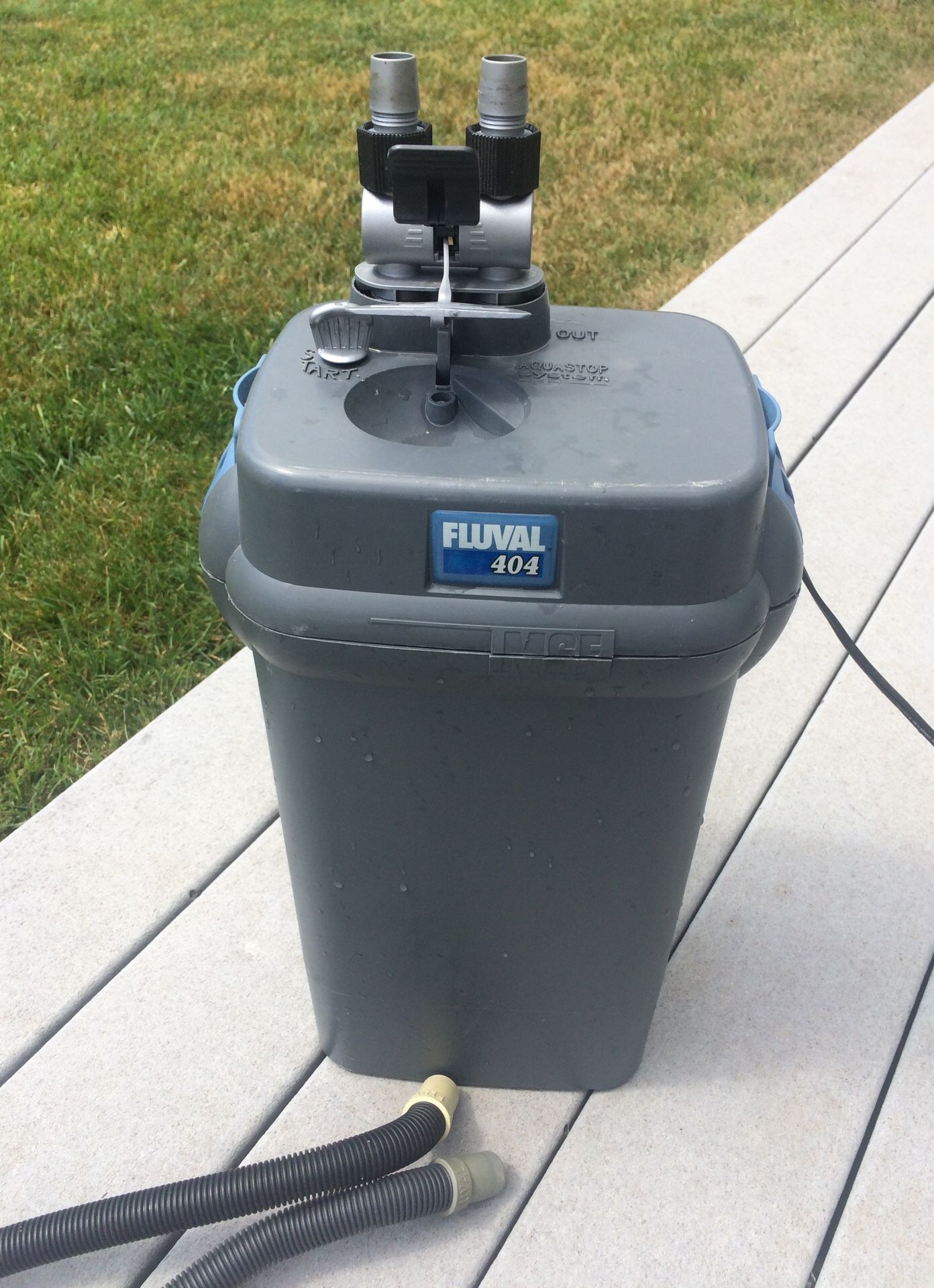 Fluval 404 5 stage Aquarium canister filter working