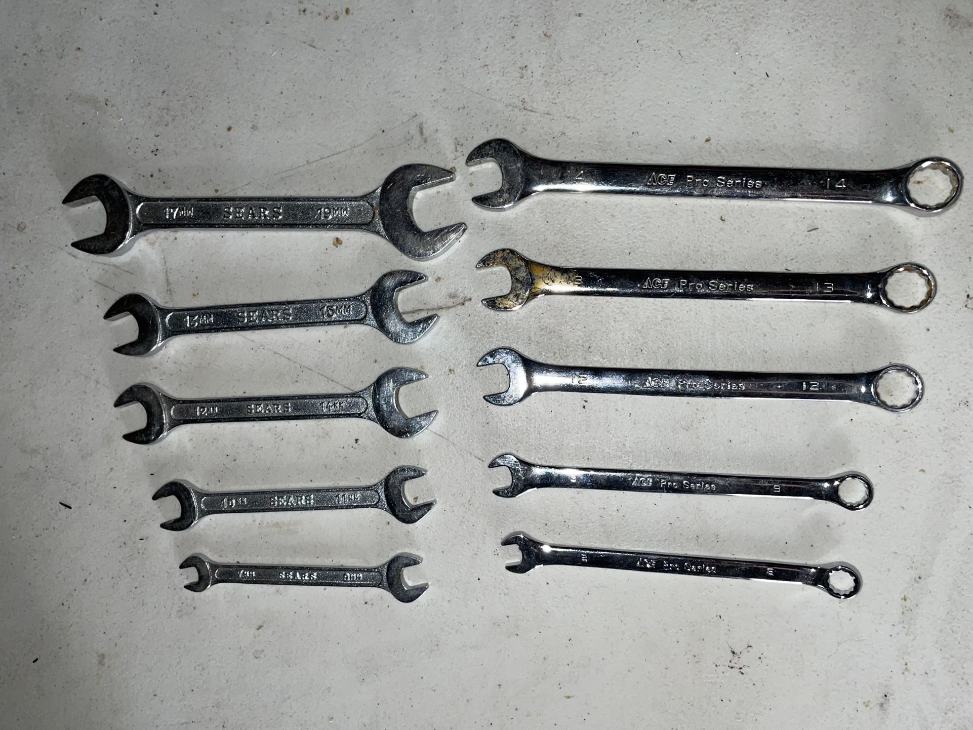 Set of Metric Wrenches