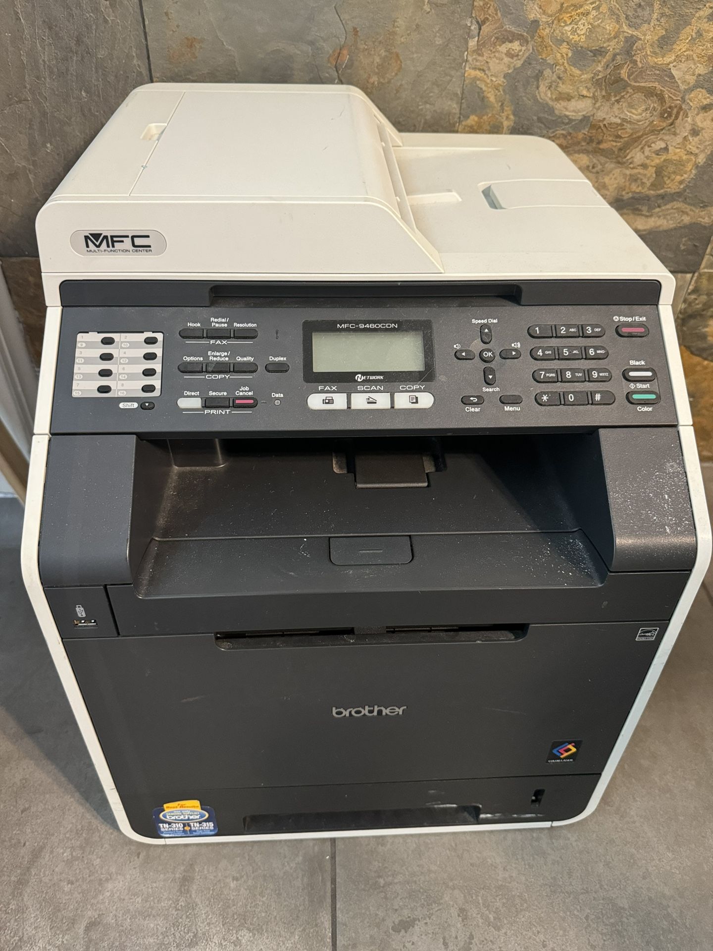 Brother MFC9460CDN Color Photo Printer with Scanner, Copier & Fax USED with Toner!