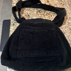 Black Corduroy Bag