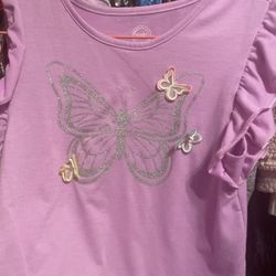 Butterfly Shirt And Skirt