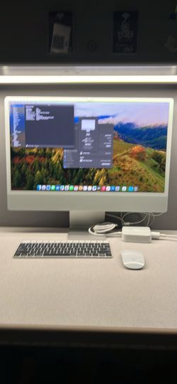 Apple 2021 iMac with Apple M1 Chip with 8-core CPU, 24-inch, 8GB RAM, 256GB SSD Storage
