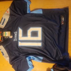 TENNESSEE TITANS BURKS NFL JERSEY SIZE MENS XL