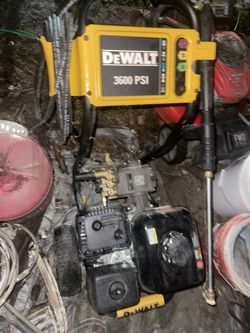 dewalt pressure washer 