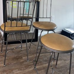 Tall Bar Stools Set Of 3 