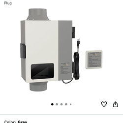 Dryer duct booster fan