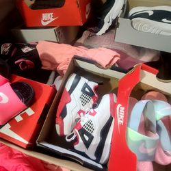Big Box Of Great Clothes And Shoes For Toddler 