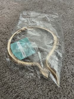 Halloween Gold Snake Neckalace