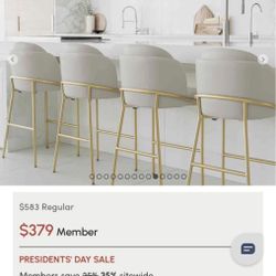 Rove Concepts Angelo Counter Stools – Open Box